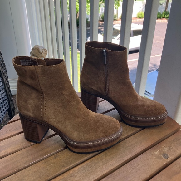 Steve Madden rust suede booties 7.5 - Picture 5 of 6